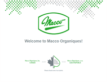 Tablet Screenshot of macco.cz